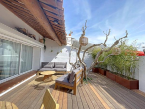 Maison de village climatisée 4 pers avec cour privative au cœur des Saintes-Maries-de-la-Mer - FR-1-475-112